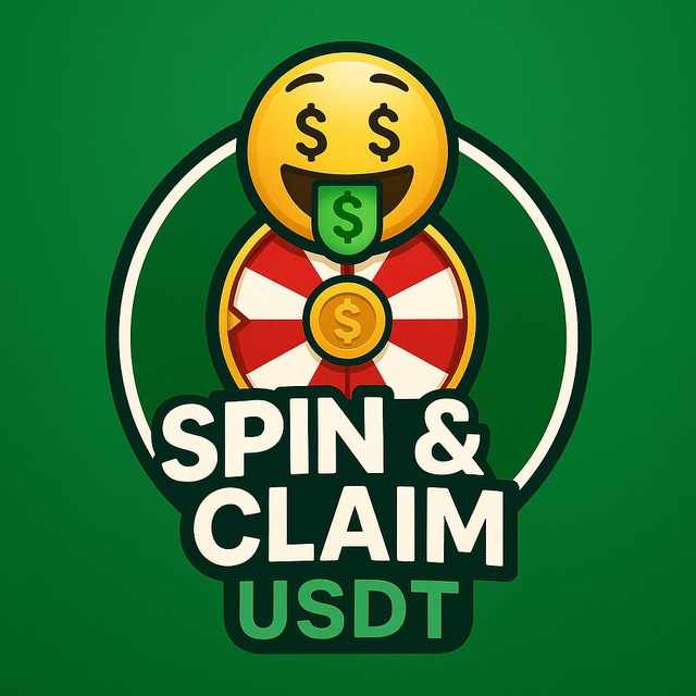 🤑 Spin & Claim USDT Referrals [@Spin_claim_usdt_bot]
