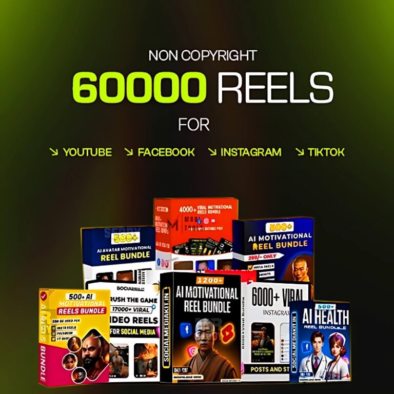 60000+ Reels And Shorts (Instant access within 30 seconds) with Reselling License